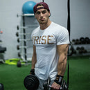 ALPHALETE MenShort sleeve Cotton T-shirt Man Slim Printed t shirt Male Gyms Fitness Bodybuilding Workout Brand Tees Tops Apparel